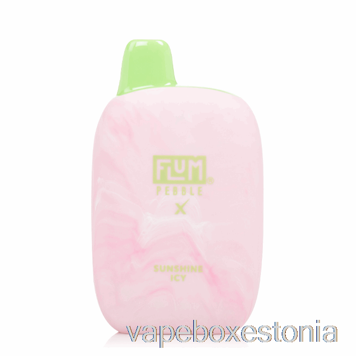 Vape Box Estonia Flum Pebble X 6000 ühekordne Päikesepaiste Jäine